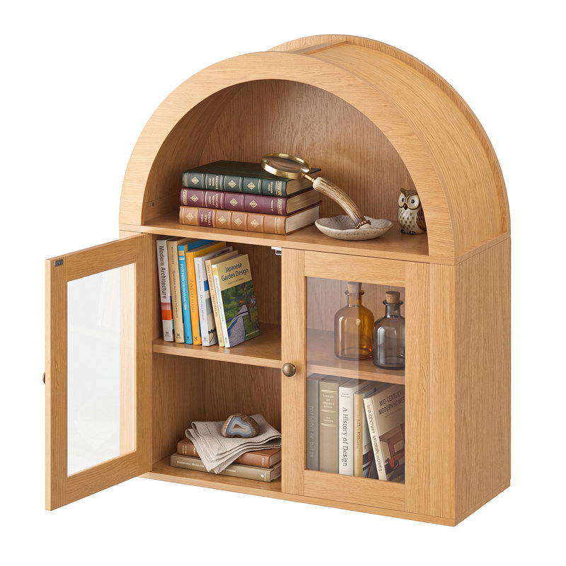 Armoire murale de salle de bain arquée, armoire de rangement avec tablettes réglables pour la cuisine