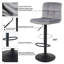 Clinger Height Adjustable Swivel Bar Stool-1455315080