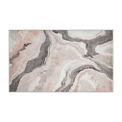 Machine Washable Beige Area Rug