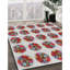 Rouge Retzlaff/bleu/gris Tapis décoratif-1797917436