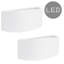 Lucia Ceramic Flush Mounted Sconce