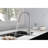 Kitchen Faucet With Pull Down Sprayer-124897240