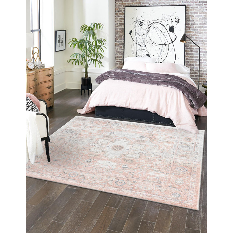 Longwell Oriental Indoor Rug, Square 5'3"
