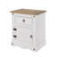 Solid Wood 3 Piece White Bedroom Set