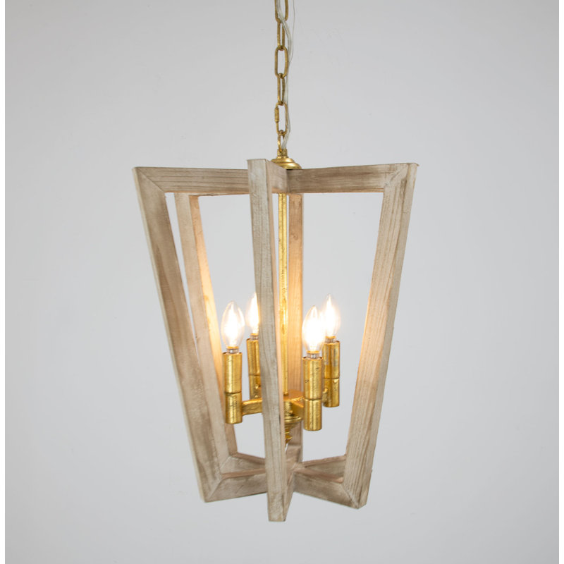 Lea 4 - Light Chandelier, Brown