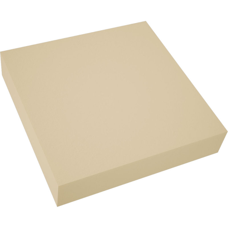 Rosette standard Sedgwick avec bord carré, H 5 po x l 5 po x P 1 po