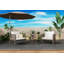 2-Person Outdoor Patio Furniture Set with Washable Cushions