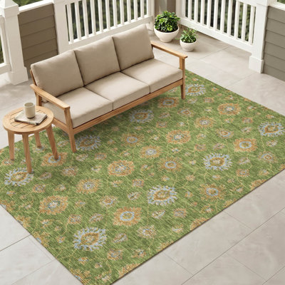 Machine Washable Indoor/Outdoor Chantille ACN3023 Global Rug