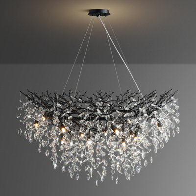 Lustre en cristal 14 lumières Modern