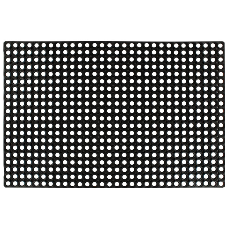 vidaXL Mat Rubber 22 mm, Rectangular 80 x 120cm