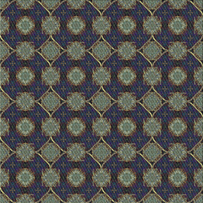 Geometric Indoor Rug, Square 4'