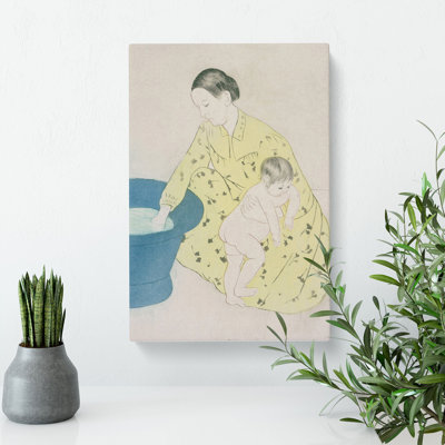 The Bath by Mary Cassatt - Wrapped Canvas Painting