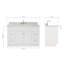 Ensemble de meuble-lavabo simple 55 po Abell-60199488