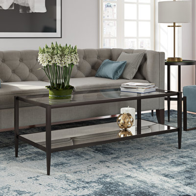 Hera Four Leg Coffee Table with Storage