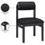 Chaise rembourrée en cuir Frakes Vegan-312856487-312856486