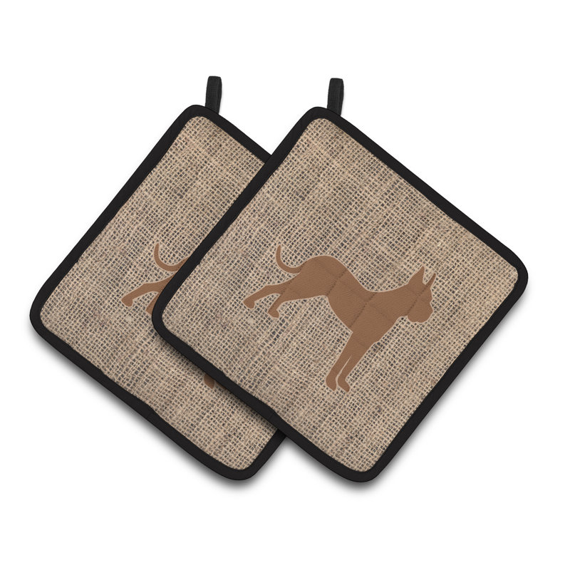 Winston Porter Polyester Potholder, Brown
