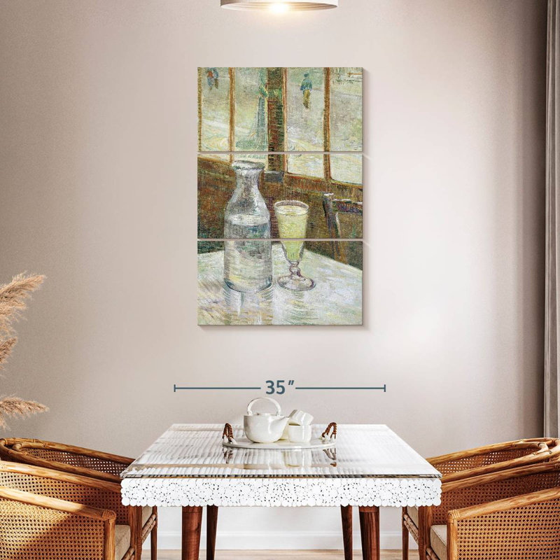 Yarlin Cafe Table With Absinthe, 45" H x 28" W
