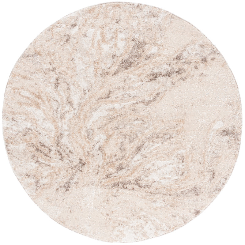 Davidsville Performance Abstract Rug, Round 6'7"