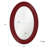 Busey Ribbed Oval Framed Accent Mirror-517196539