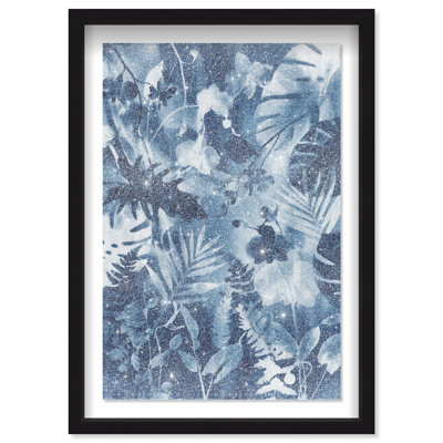 Blue Foliage Print by Oliver Gal