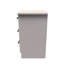 Fully Assembled Lordahl 3 DrawerÂ Bedside Table-1660877903