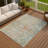 Machine Washable Indoor/Outdoor Chantille ACN2310 Abstract Rug-407579796