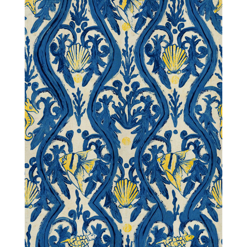 Sundance Villa Damask Wallpaper Roll