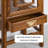 Vintage Solid Wood Storage Bookcase