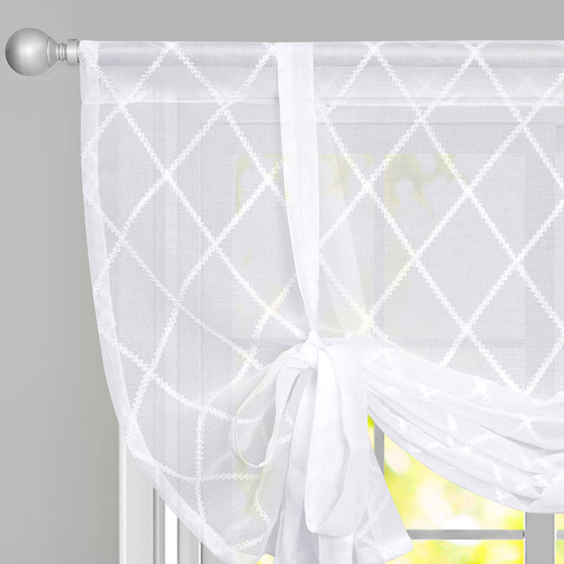 Rod Pocket Sheer Window Valance