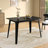 Dining Table Solid Wood Legs, Black-839165411