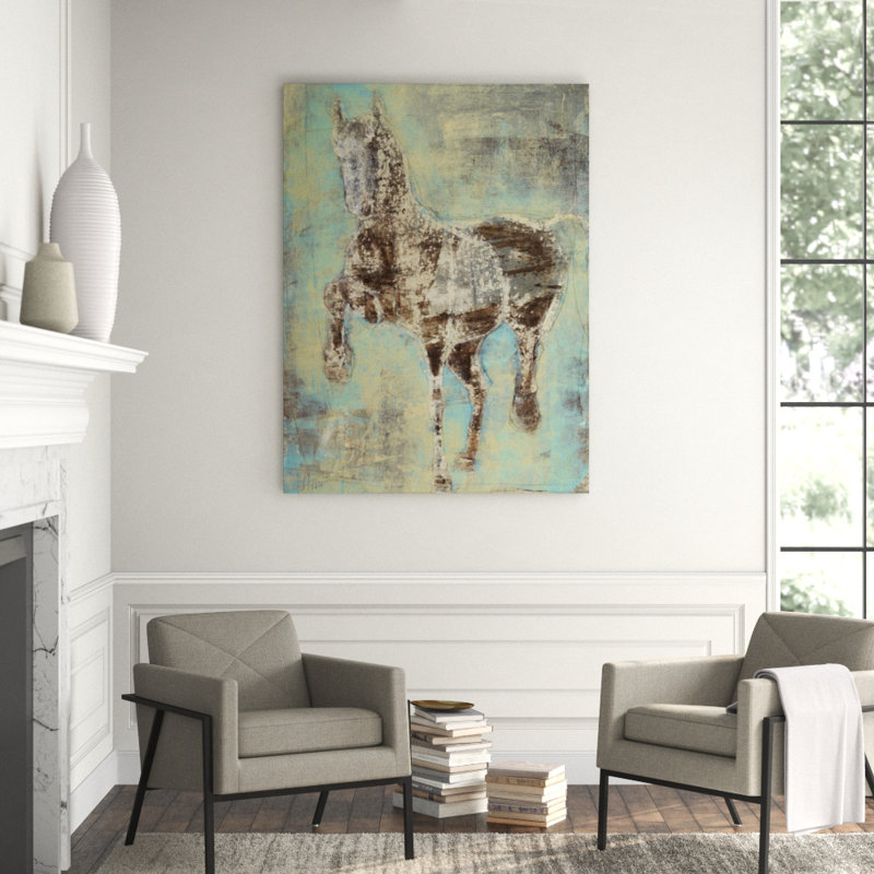 Sparkler I Painting by Maeve Harris, Glass Coat, 63" H x 47" W x 1.5" D