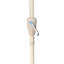 Parasol de patio de 9 pi - Beige robuste et imperméable pour les espaces de lecture extérieurs Structure en acier, chaises de plage de protection
