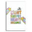  «Light Sleeper Heavy Dreamer» par Club Daydream, art mural en verre acrylique, 16 po x 24 po-518882647