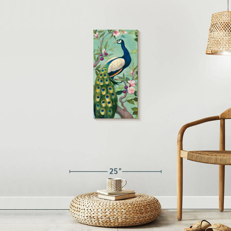 Brampt Pretty Peacock II, 24" H x 12" W