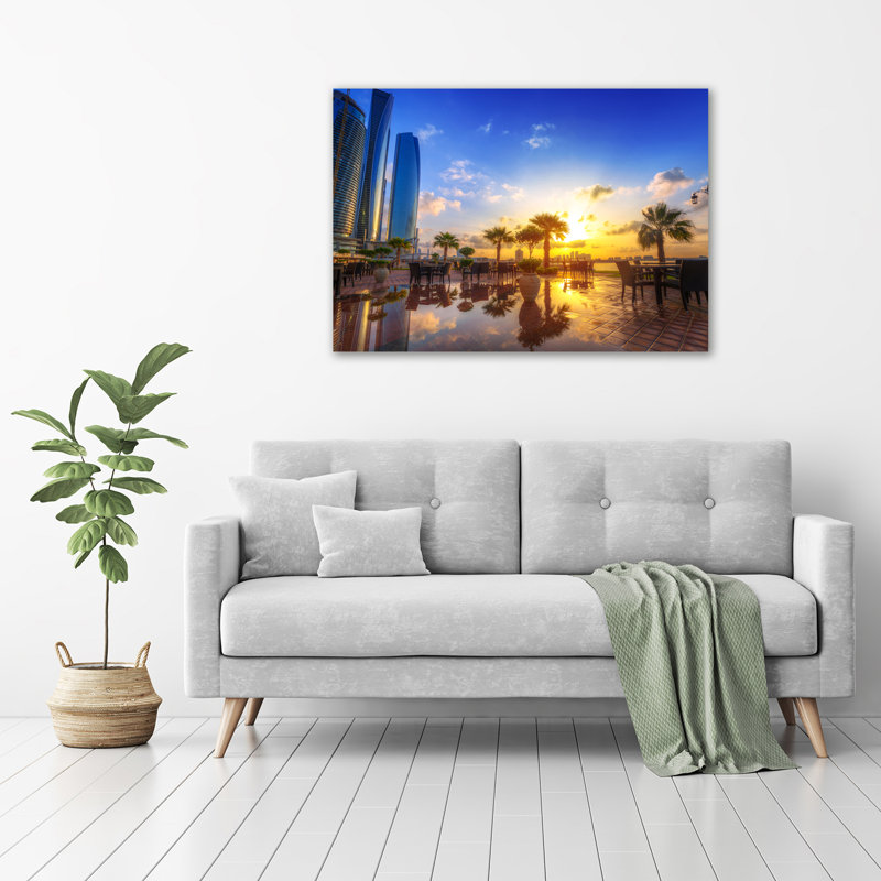Abu Dhabi East - Unframed Art Prints on Glass