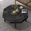 Table basse octogonale en bois Farmhouse Propre