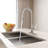 CASAINC Single-Handle Pull-Down Kitchen Faucet Single Hole Faucet-92871924