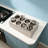 Stainless Steel Round Flatware Caddy