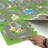 Sorbus 9-Piece Puzzle Play Foam Interlocking Tile Mat in Traffic Print