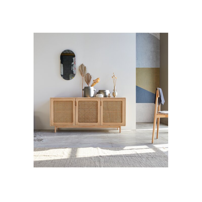 Tikamoon Luis 63'' Solid Wood Sideboard | Wayfair