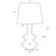 Lampe de table en métal Poe (noir)