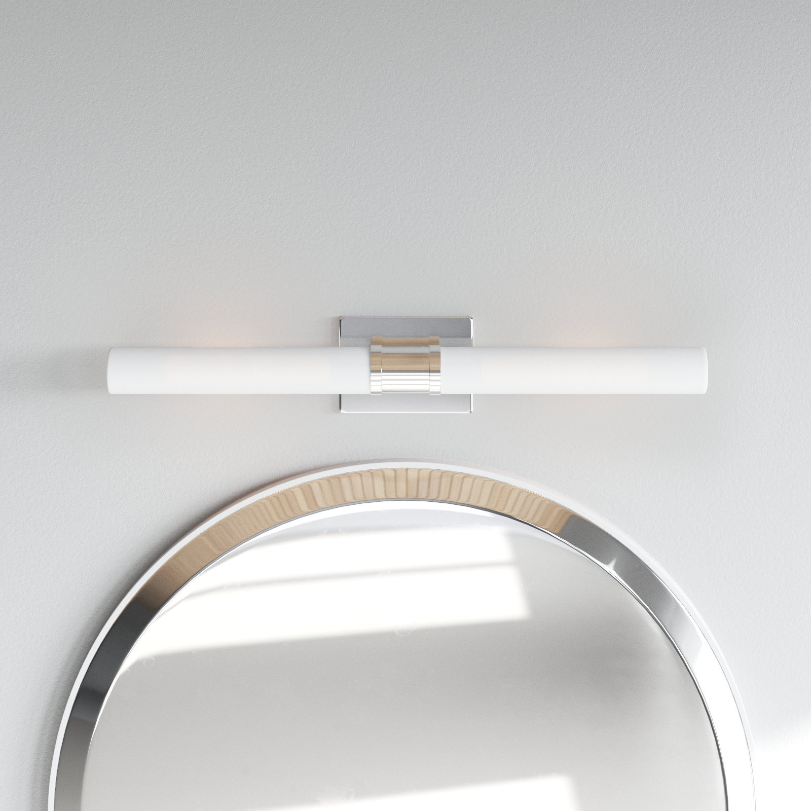 Evelien 2-Light Dimmable Metal Vanity Light, Brushed Nickel, 60 W, 30" H x 5" W x 3.63" D