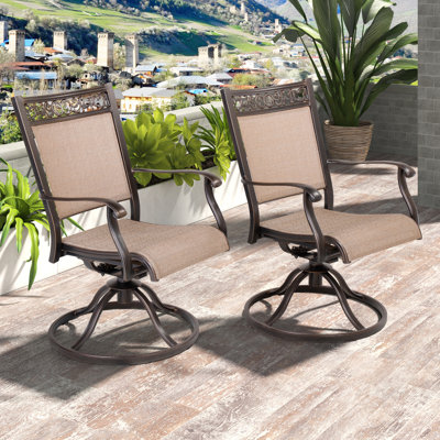 Chaise de salle à manger d'extérieur Surles
