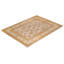 Tapis ivoire traditionnel en laine noué à la main 9 pi 4 po x 12 pi 3 po