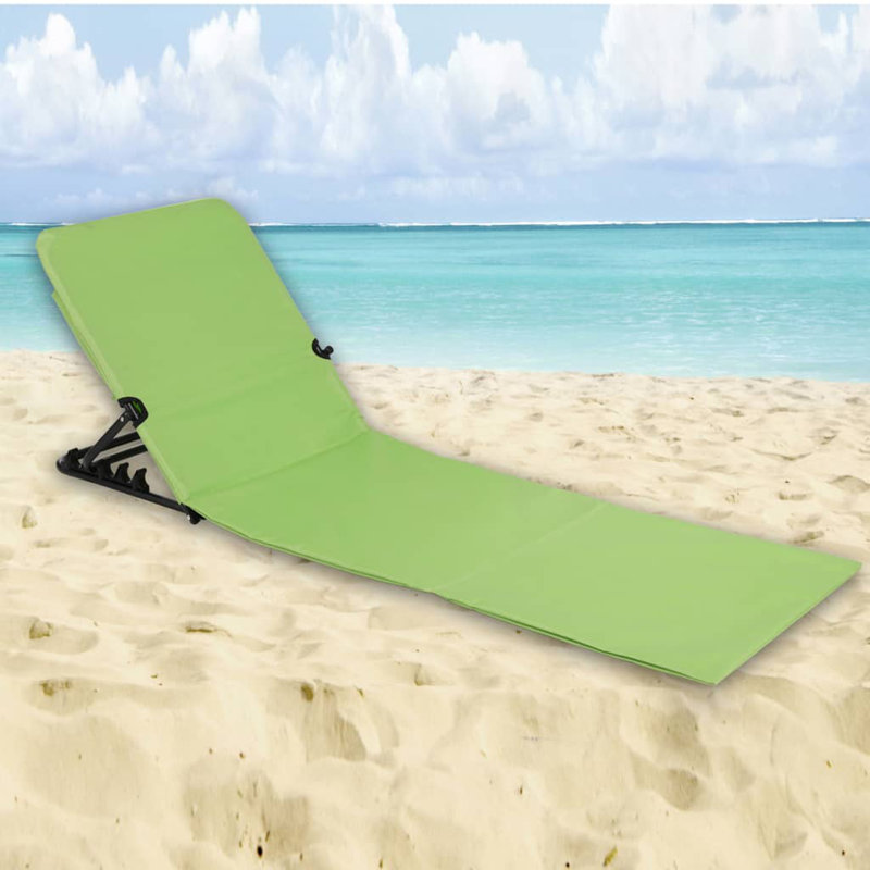 Hi Foldable Beach Mat Chair PVC Green