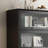 Luxury Style Black Fashionable Storage Bookcase-562450101
