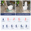 ADA Compliant Elongated Smart Toilet with Foam Shield for Splash & Odour Protection, Auto Open Lid, Bidet Function, Automatic Flush, Warm Air Dryer, Foot Sensor Flush & Night Light (Remote Included)