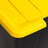 60qt Latching Storage Bin Black w/ Yellow Lid