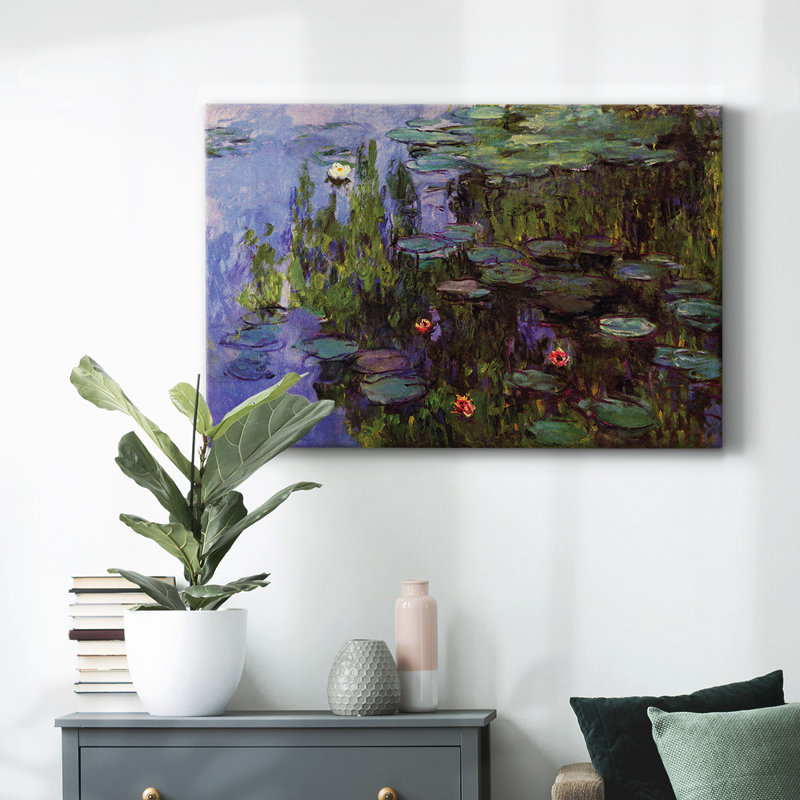 «Gardens» par Monet-Gallery, toile tendue, H 12 po x l 18 po