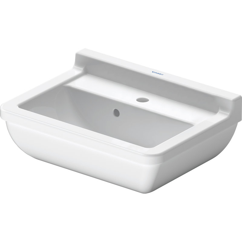 Lavabo de salle de bain mural en céramique avec trop-plein Duravit Starck 3